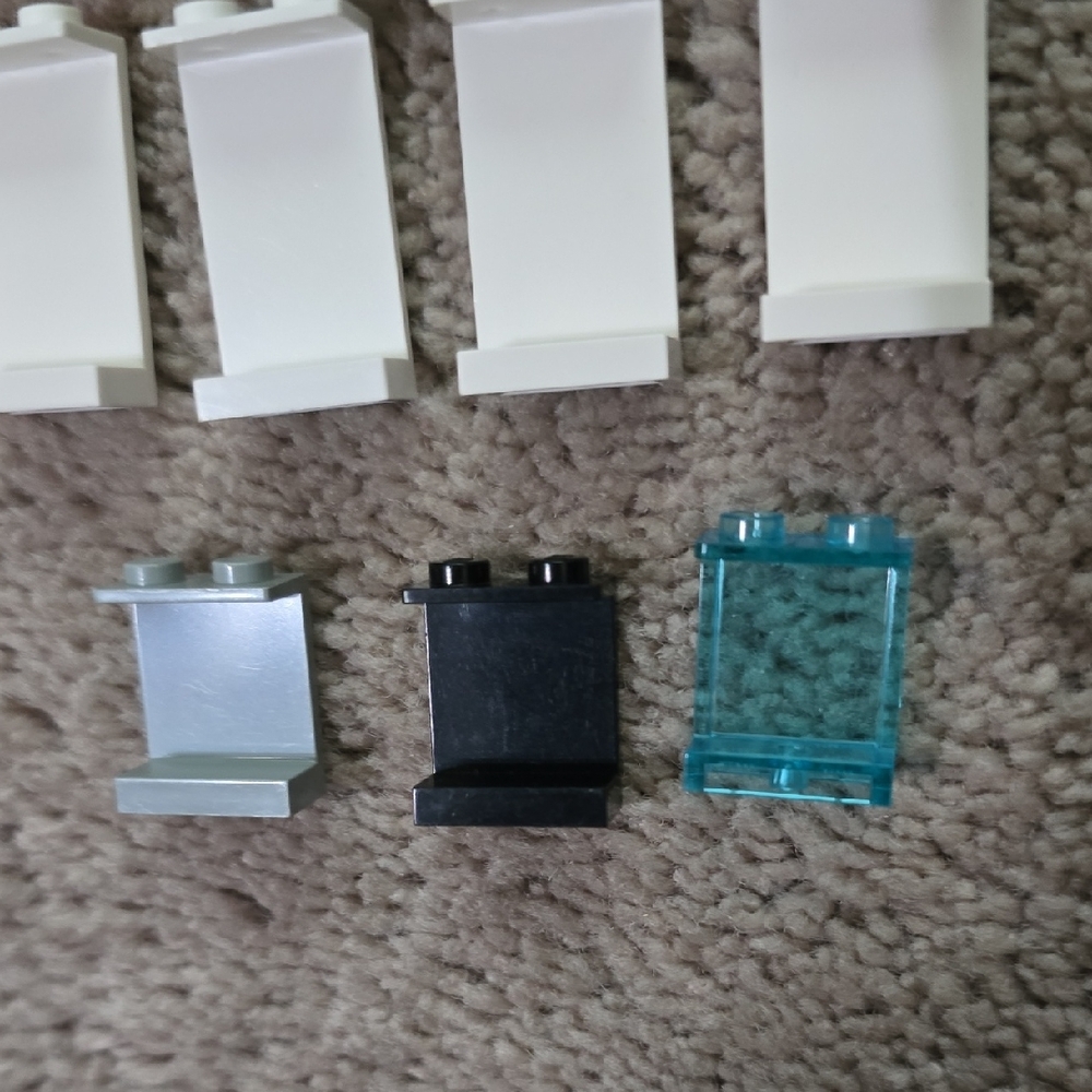 LEGO Building Block Set with Red, Black, White, and Blue Pieces - Picture 2 of 5
